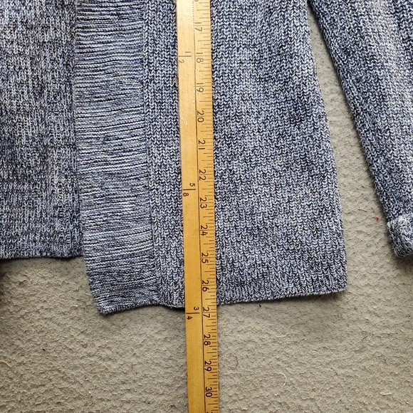 Talbots Cardigan Women Petite M Multi Cotton Tight-Knit Raglan Sleeve Open Front - Picture 3 of 6